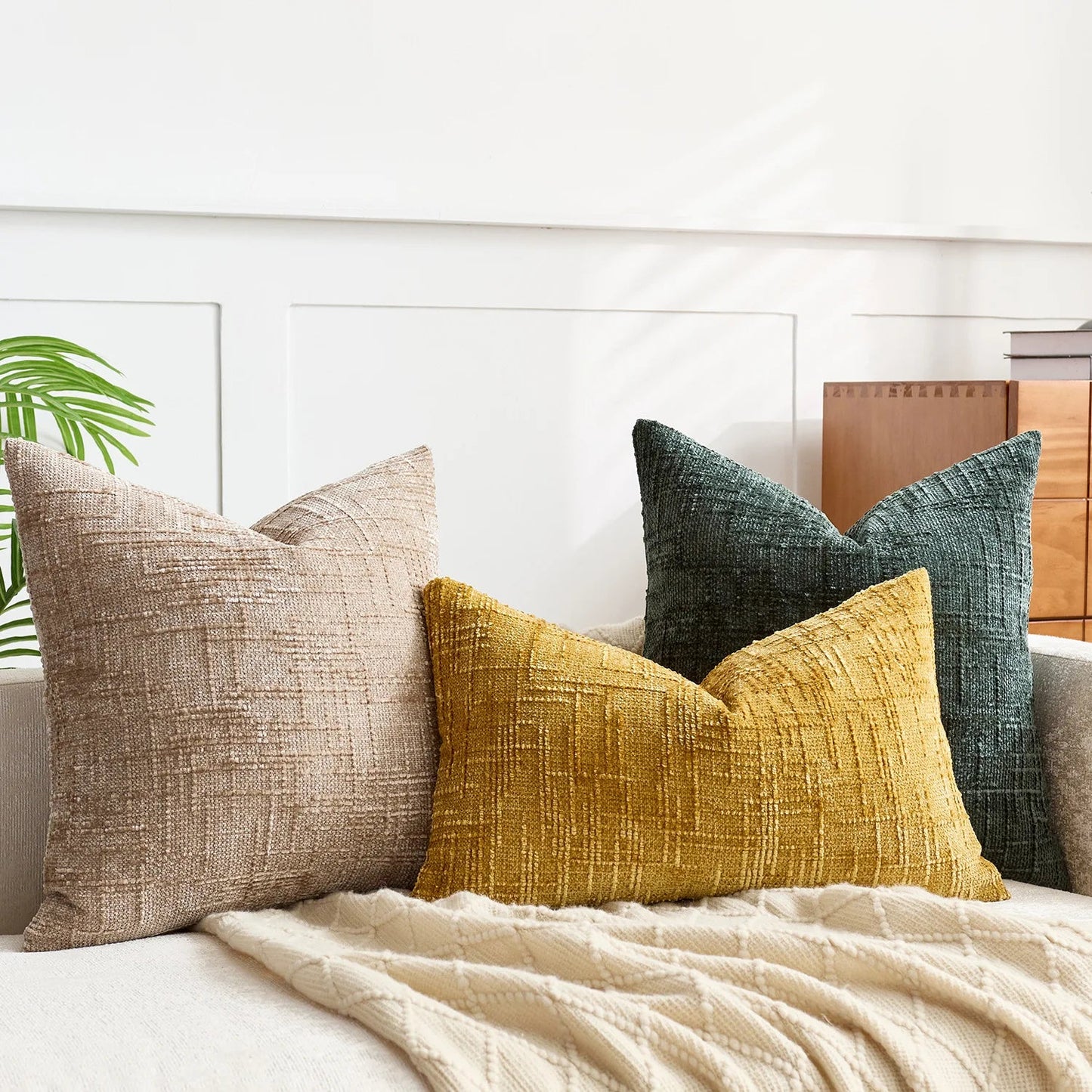 Chenille Cushion Cover | Decorative Couch Cushion Cover 1