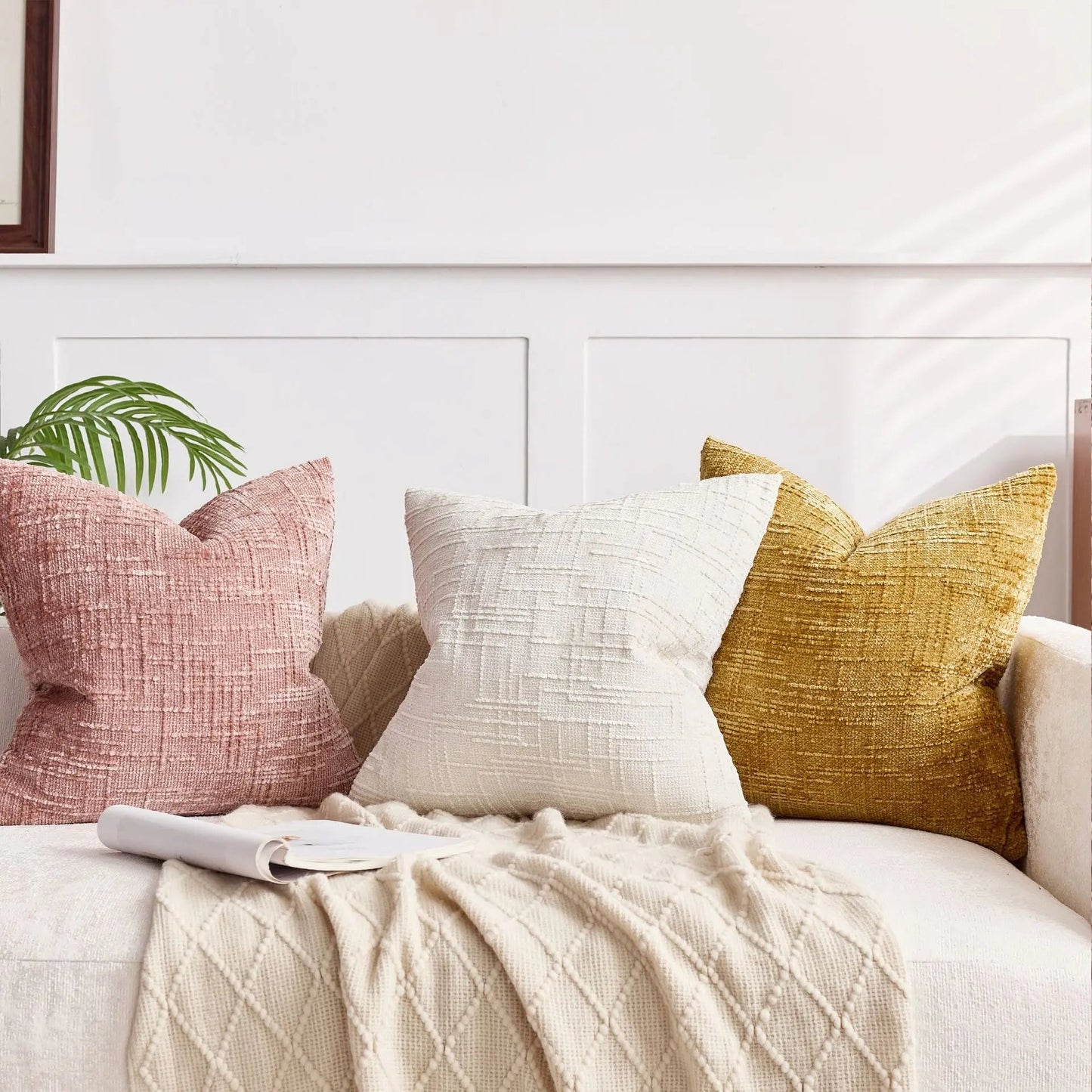 Chenille Cushion Cover | Decorative Couch Cushion Cover 2