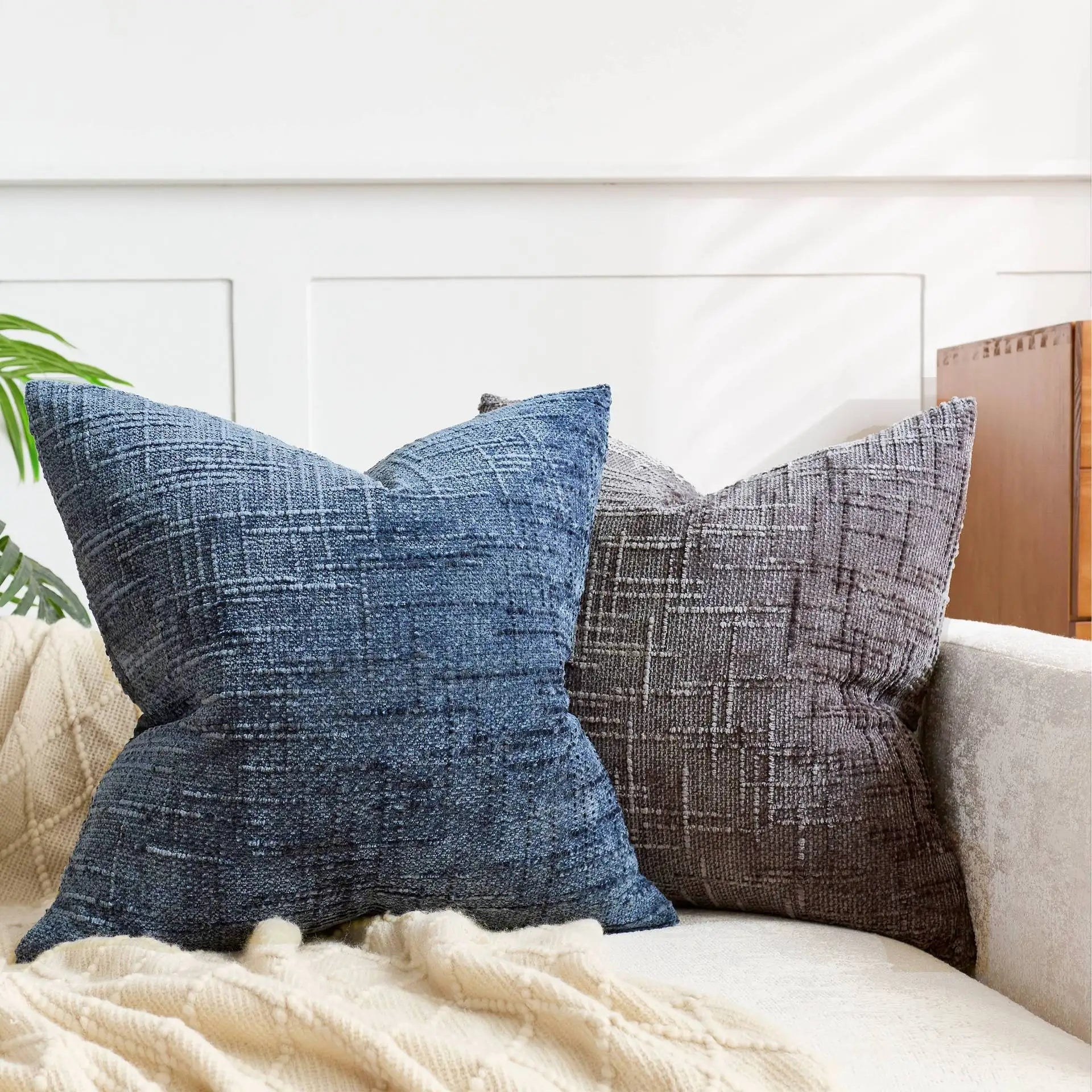 Chenille Cushion Cover | Decorative Couch Cushion Cover 3