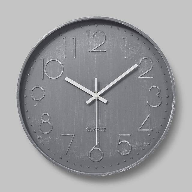 Colorful Round Wall Clock | Modern Wall Clock Decor 30cm 5