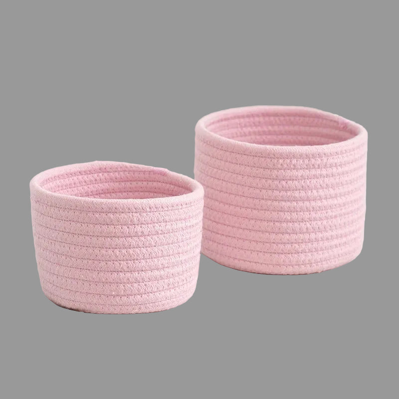 Cotton Rope Storage Basket | Eco-Friendly Organizer for Toys