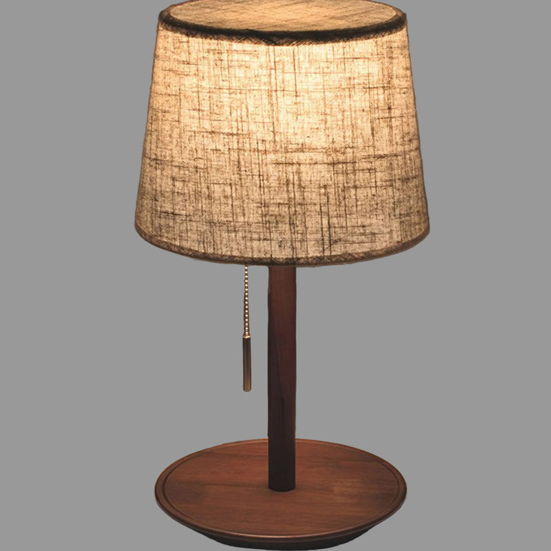 Gentle Glow | Walnut Bedside Table Lamp