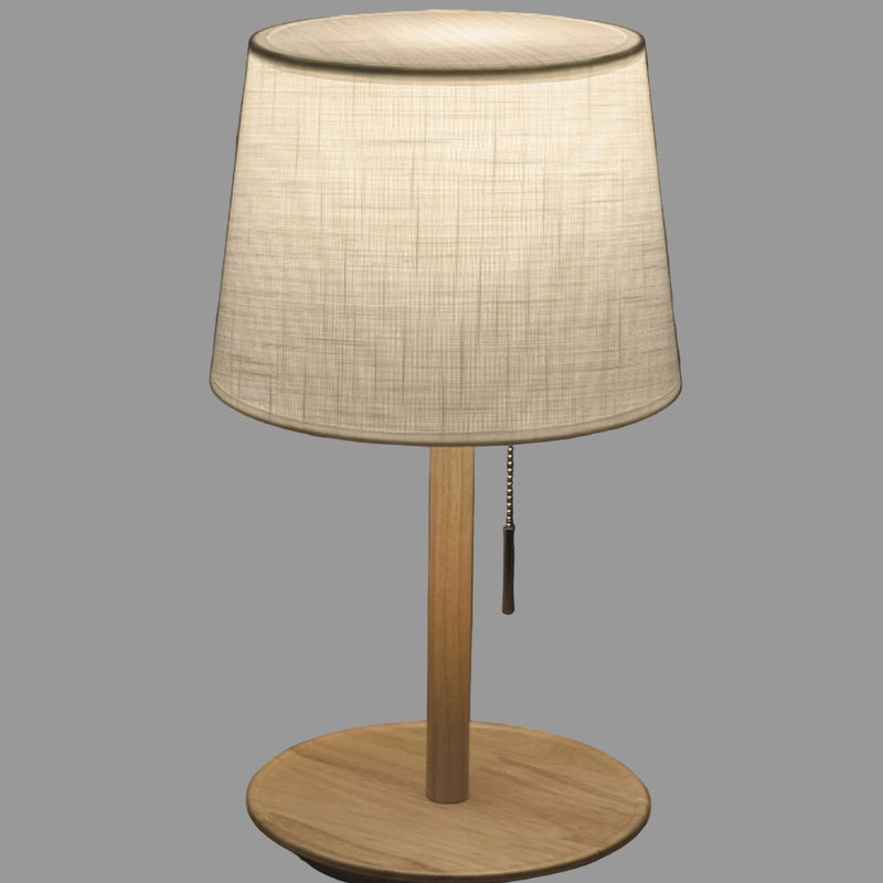 Gentle Glow | Walnut Bedside Table Lamp