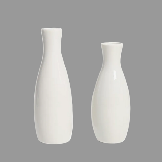 Modern White Floor Vase | Ceramic Home Decor
