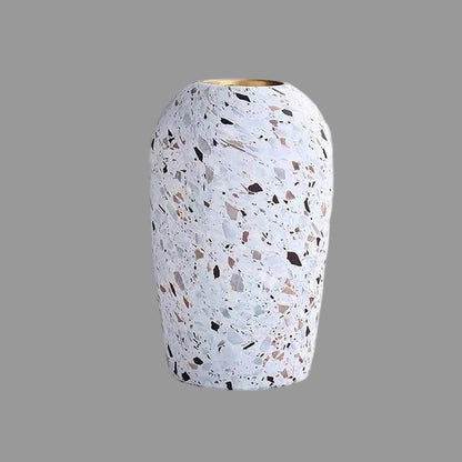 Terrazzo Style Ceramic Vase | Modern Home Decor Accent