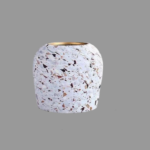 Terrazzo Style Ceramic Vase | Modern Home Decor Accent