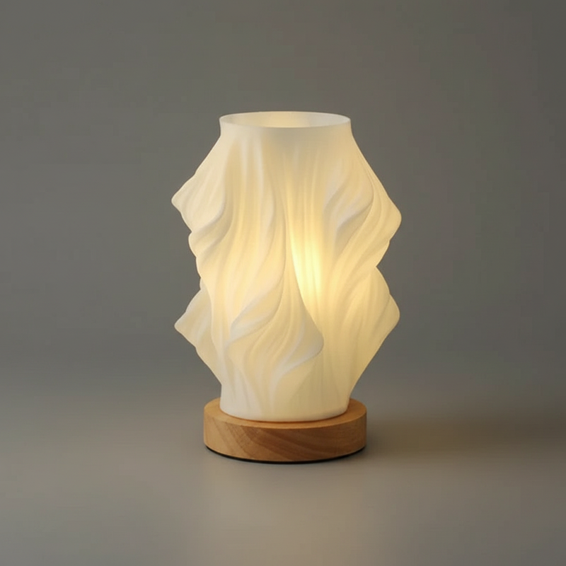 Wavecrest | Contemporary Table Lamp for Living Room