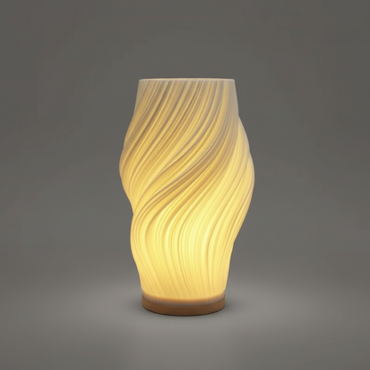 Wavecrest | Contemporary Table Lamp for Living Room