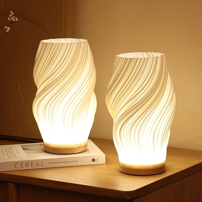 Wavecrest | Contemporary Table Lamp for Living Room