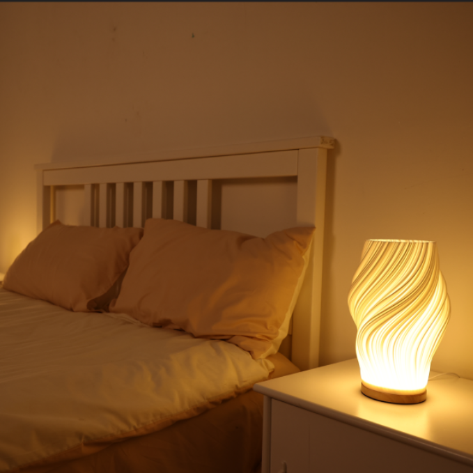 Wavecrest | Contemporary Table Lamp for Living Room