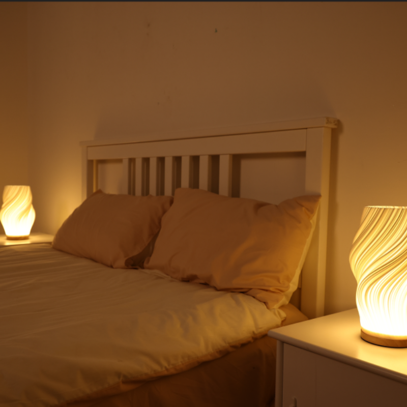 Wavecrest | Contemporary Table Lamp for Living Room