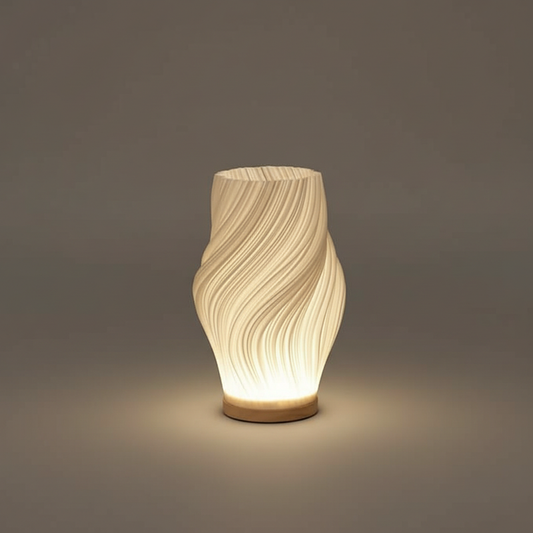 Wavecrest | Contemporary Table Lamp for Living Room