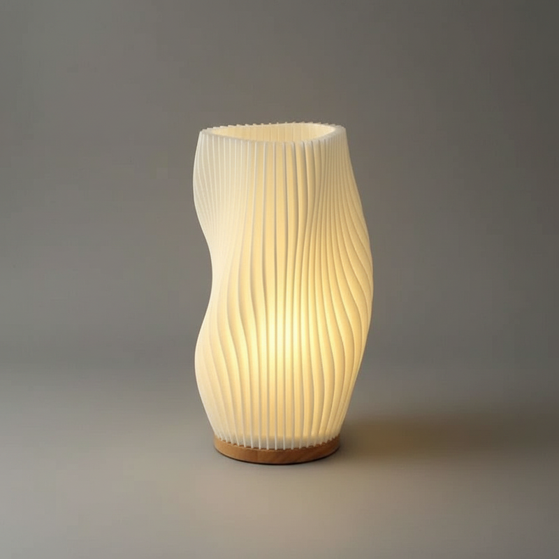 Wavecrest | Contemporary Table Lamp for Living Room